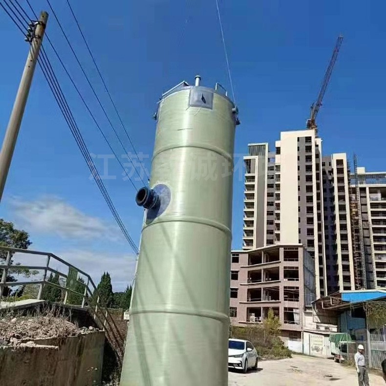 智能一體化預(yù)制泵站安裝現(xiàn)場(chǎng)